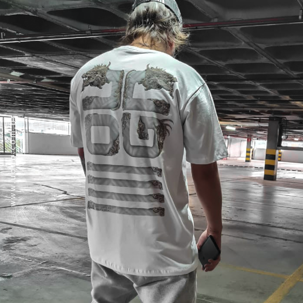 Camiseta Branca - Dragon 