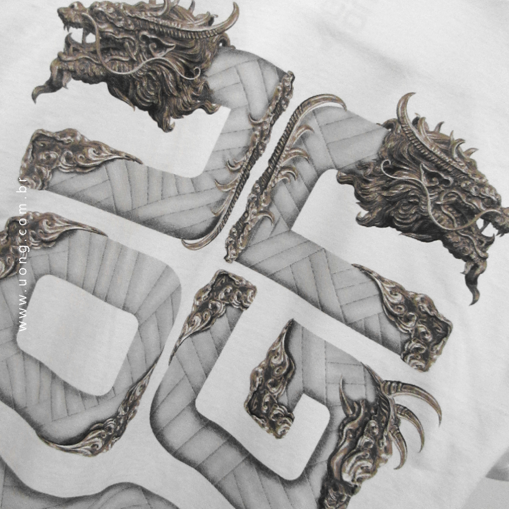 Camiseta Branca - Dragon 
