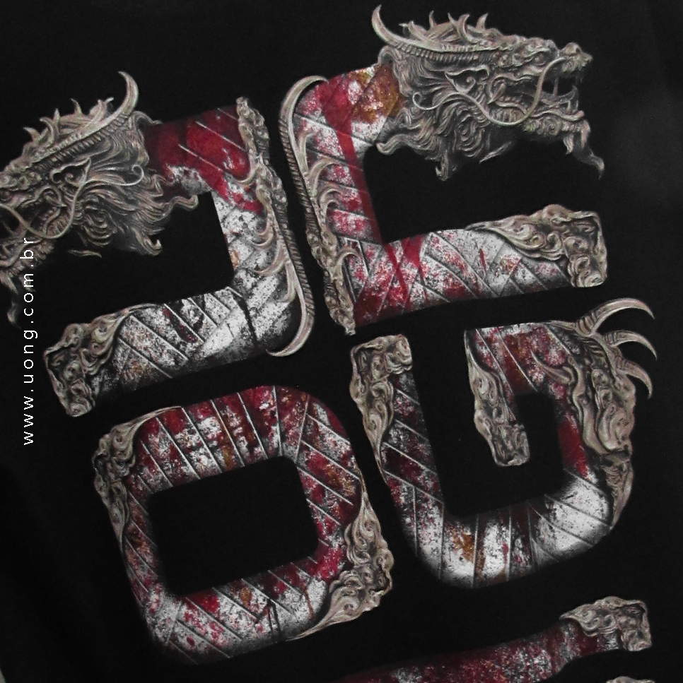 Camiseta Preta - Dragon