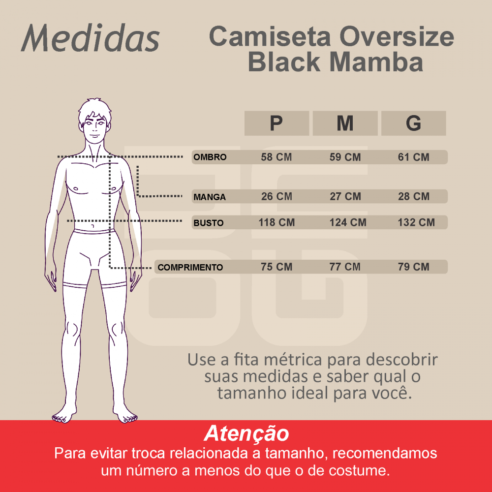 Camiseta Branca Oversize - Black Mamba (kobe)