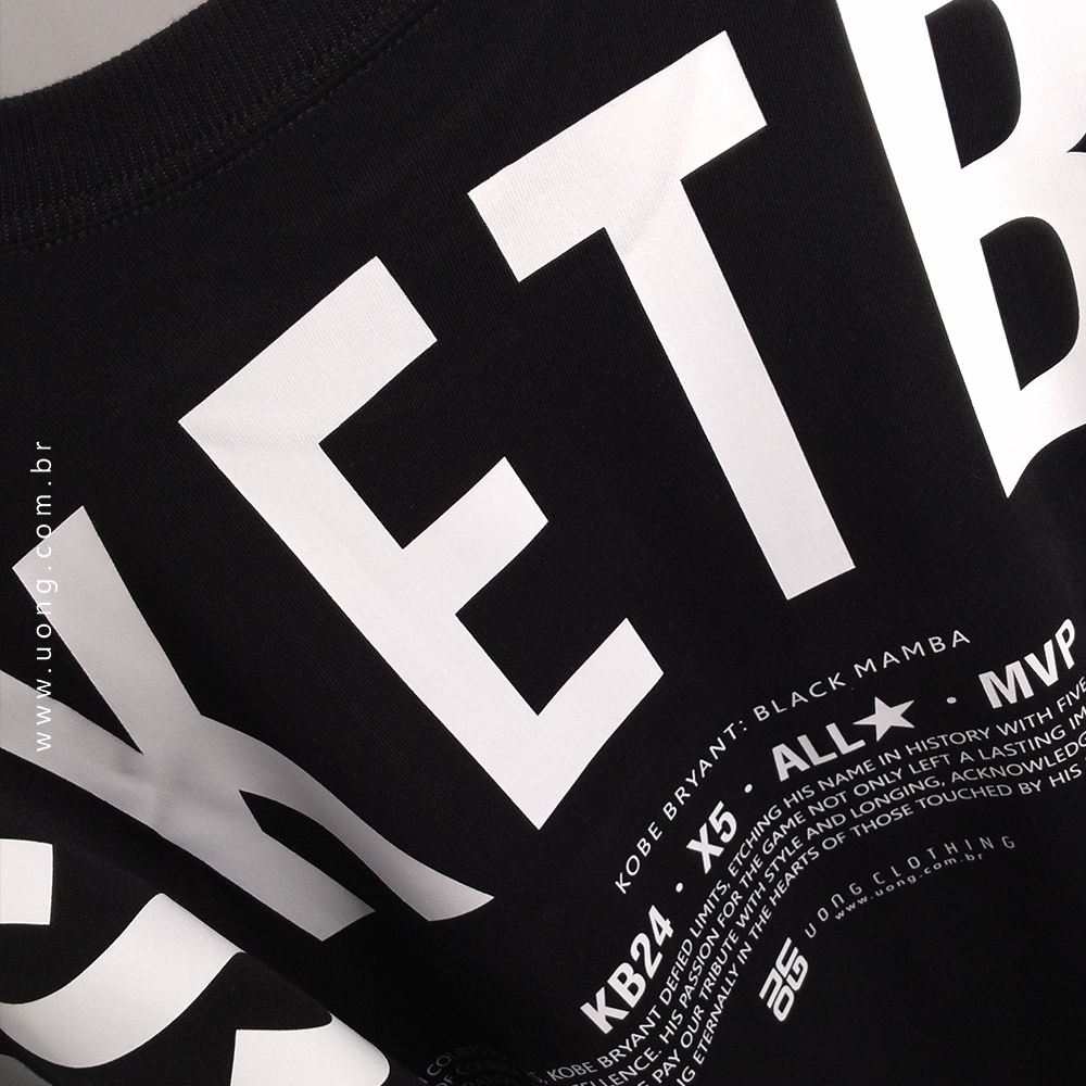 Camiseta Preta Oversize - Black Mamba (kobe)