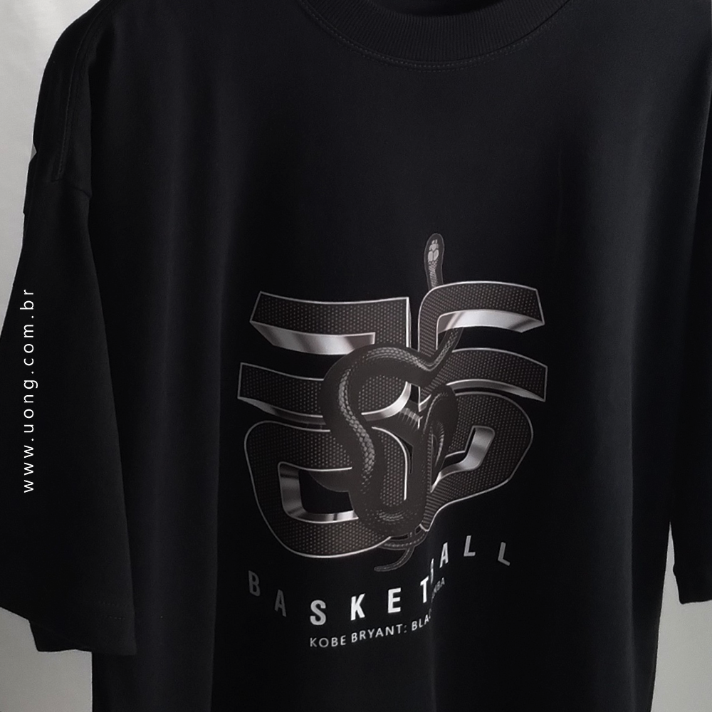Camiseta Preta Oversize - Black Mamba (kobe)