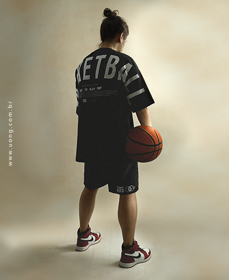 Camiseta Preta Oversize - Black Mamba (kobe)