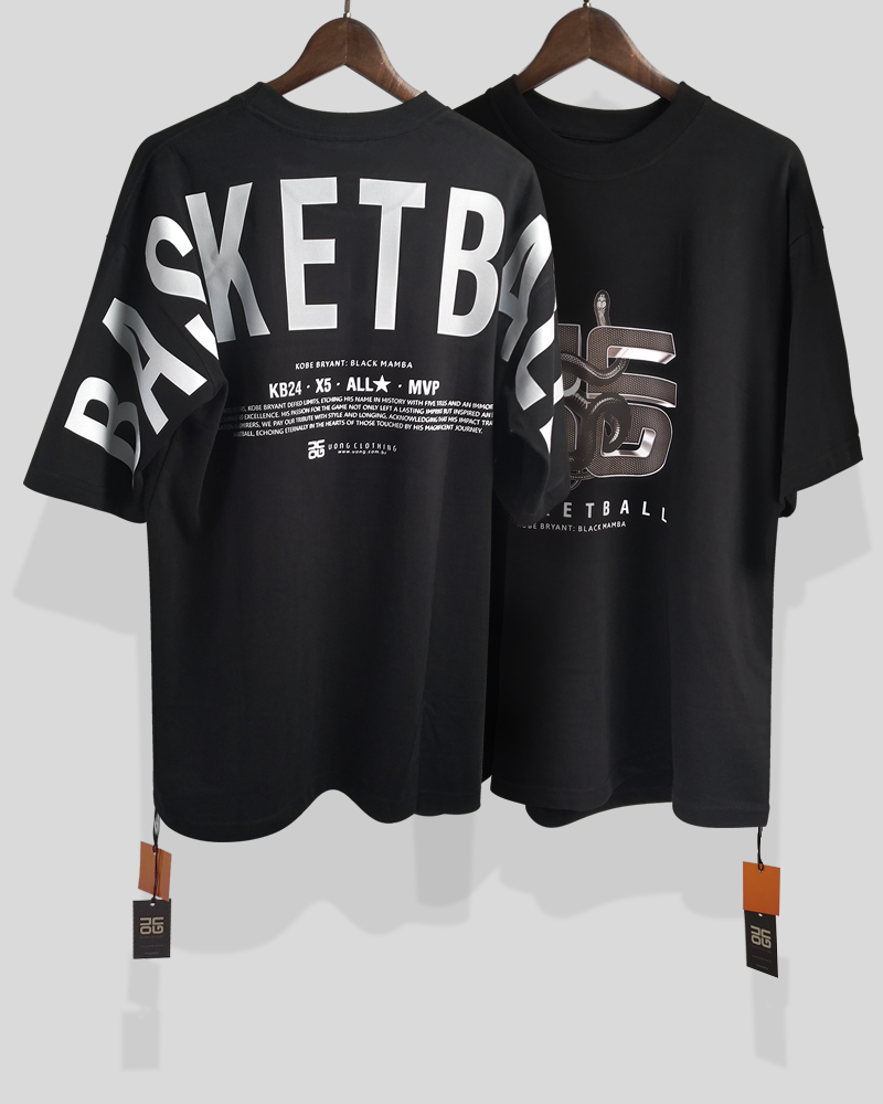 Camiseta Preta Oversize - Black Mamba (kobe)