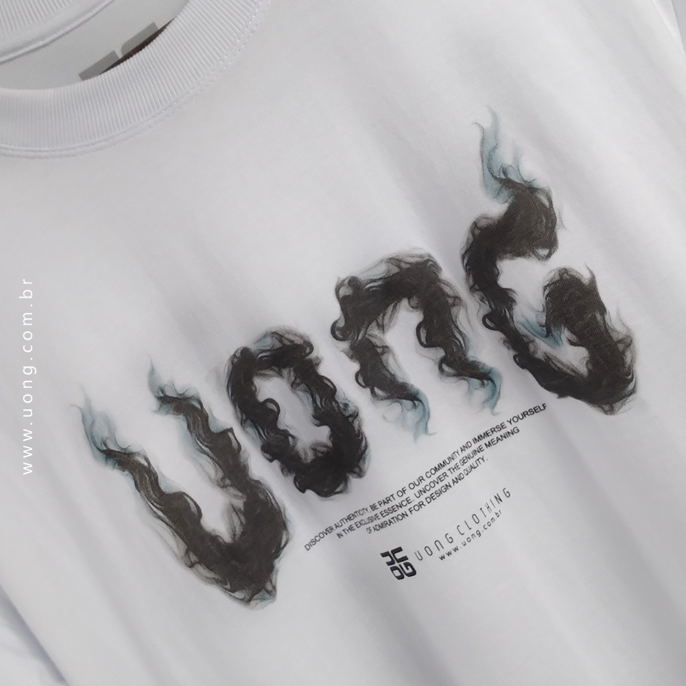 Camiseta Branca - Smoke