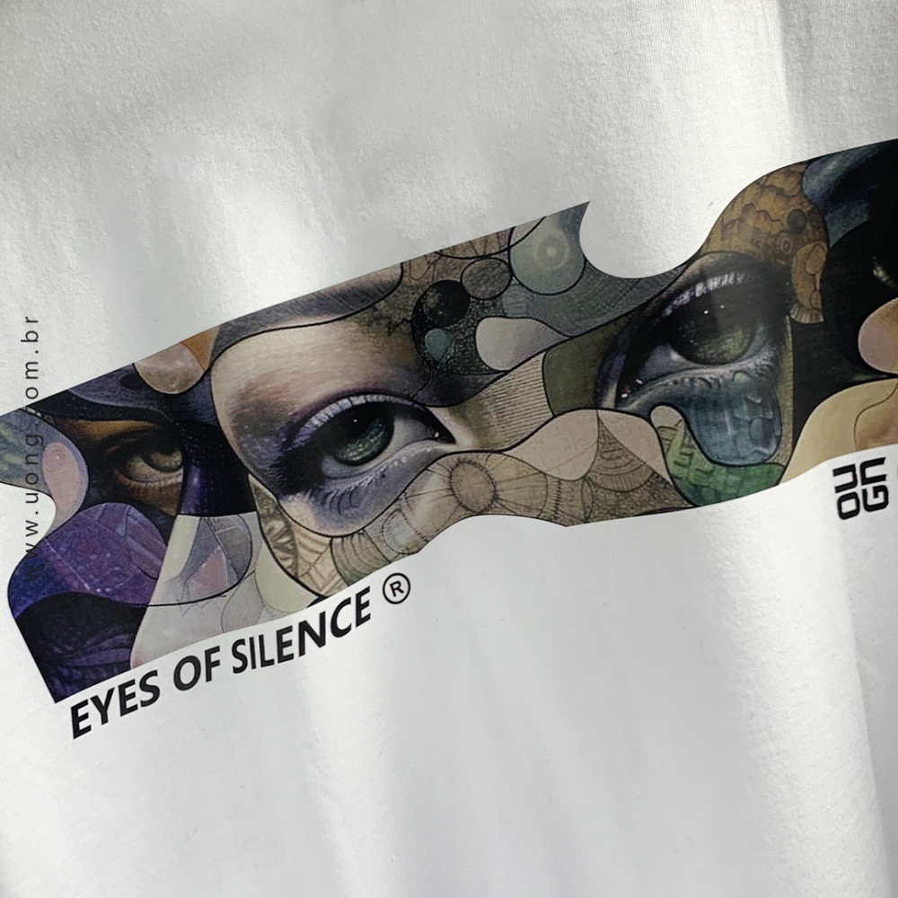 Camiseta Streetwear - Eyes Of Silence