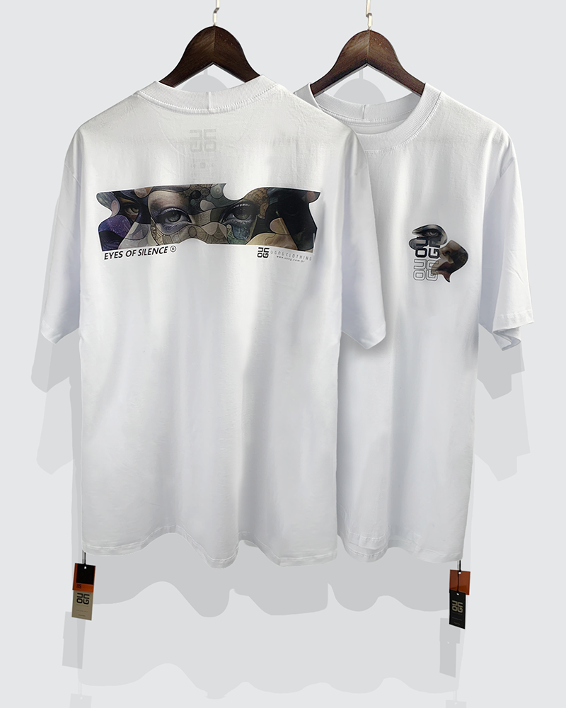  Camiseta Streetwear - Eyes Of Silence