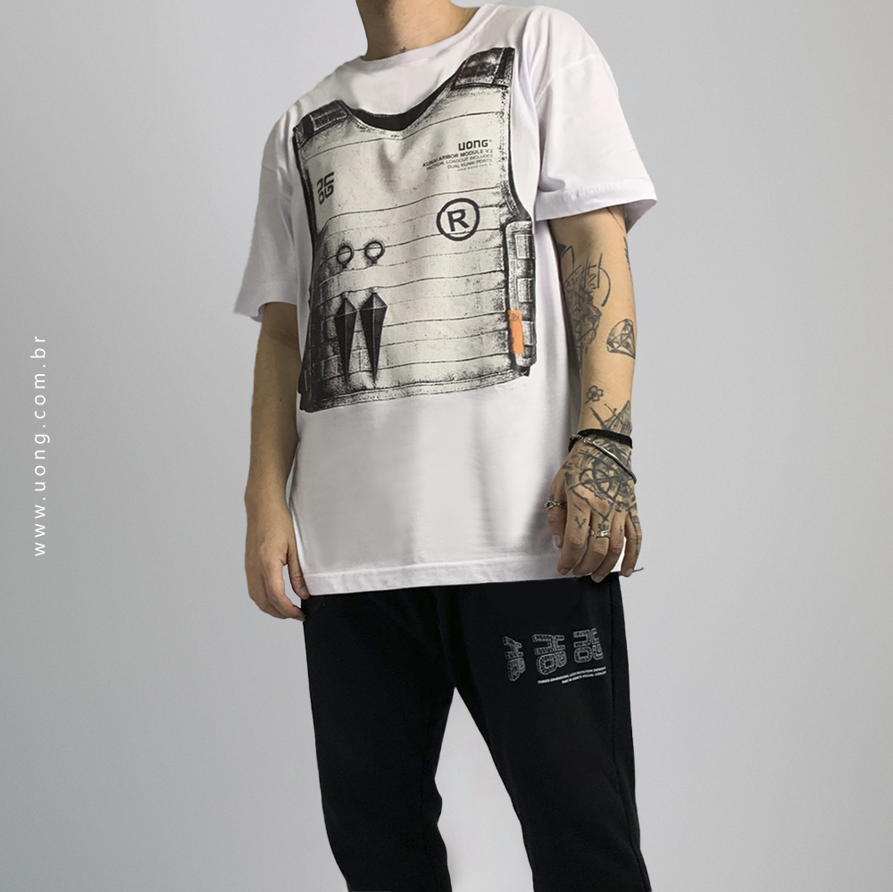 Camsieta Branca - KUNAI ARMOR V2 