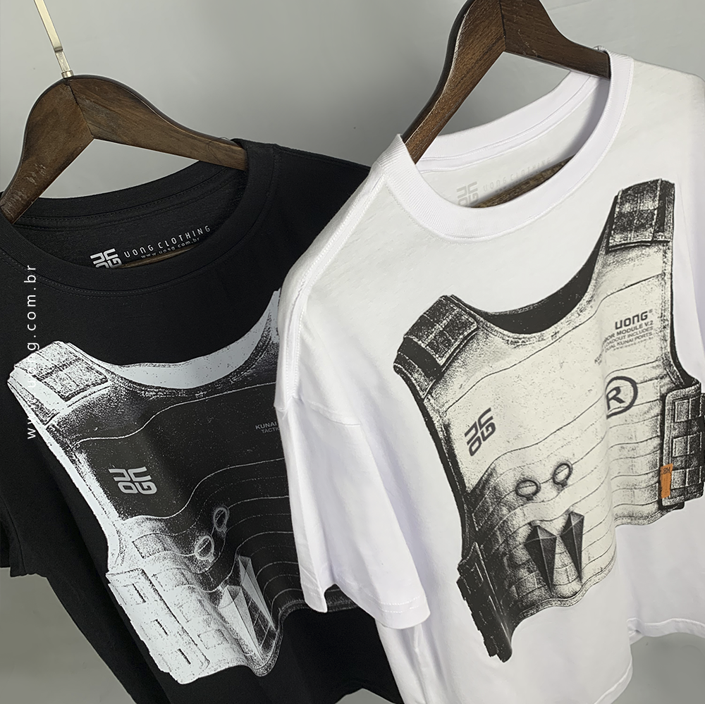 Camiseta Preta - KUNAI ARMOR V1 